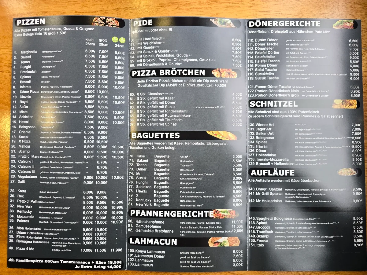 Speisekarte photo 2