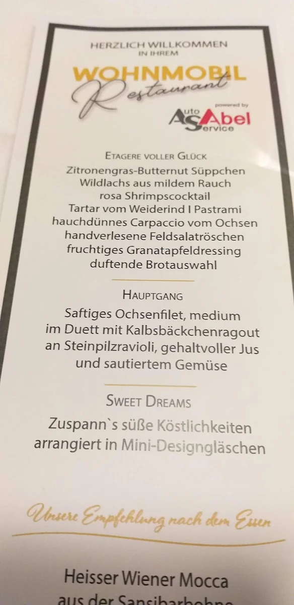 Speisekarte, Praforst | Die Waldgaststätte
