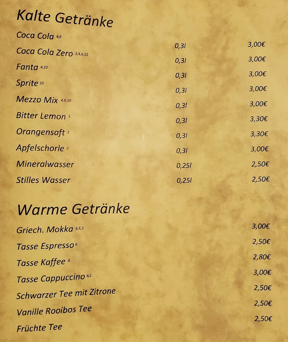 Speisekarte photo 2