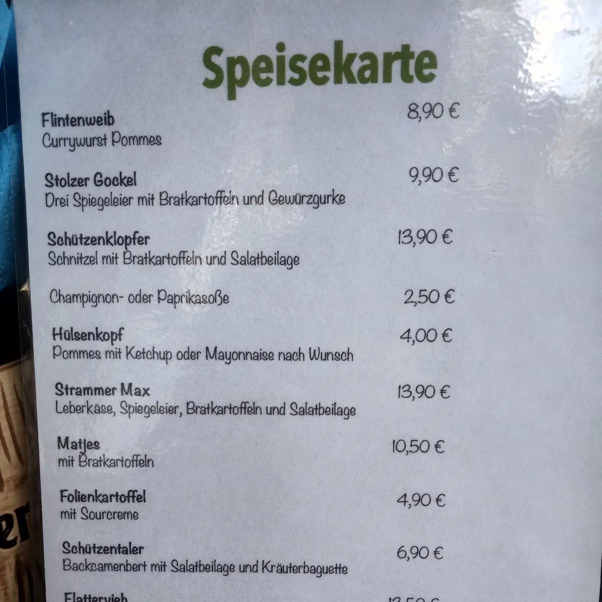 Speisekarte photo 1