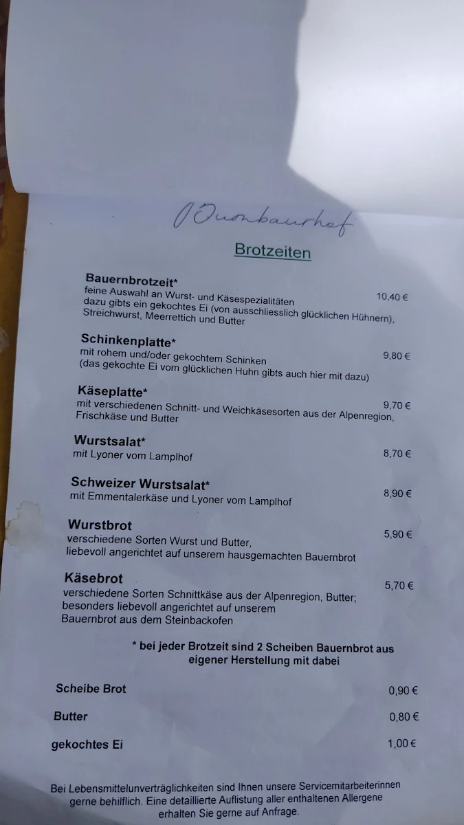 Speisekarte photo 1