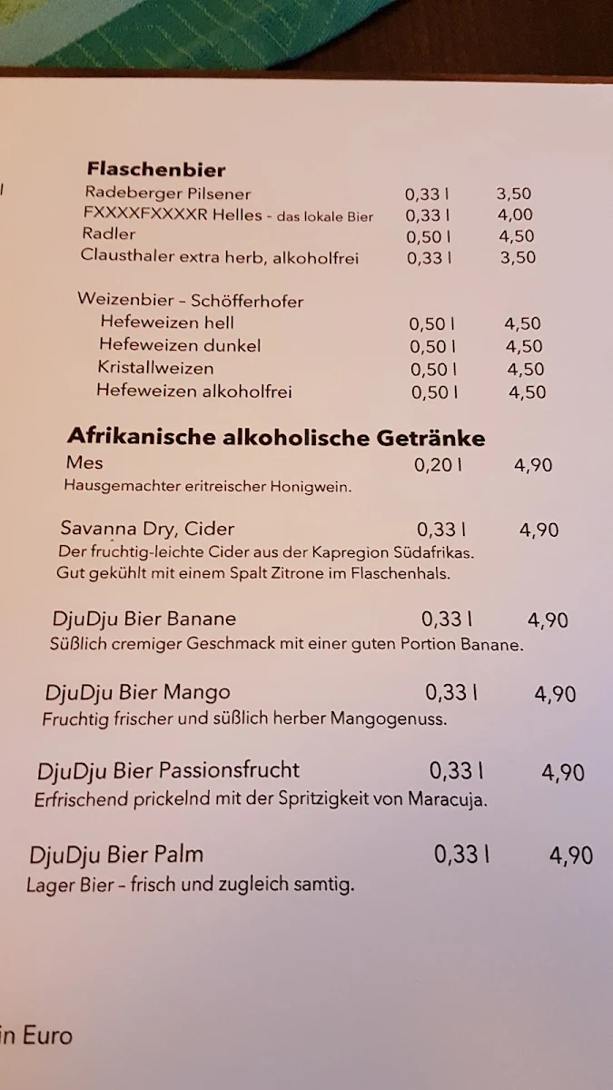 Speisekarte photo 1