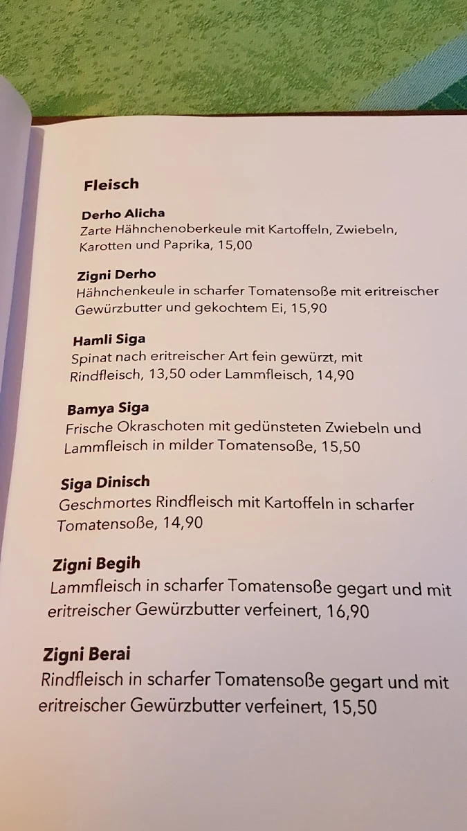 Speisekarte photo 2