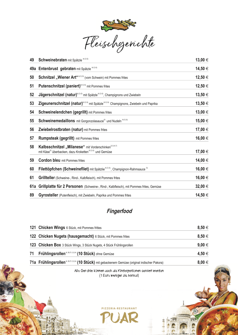 Speisekarte photo 2