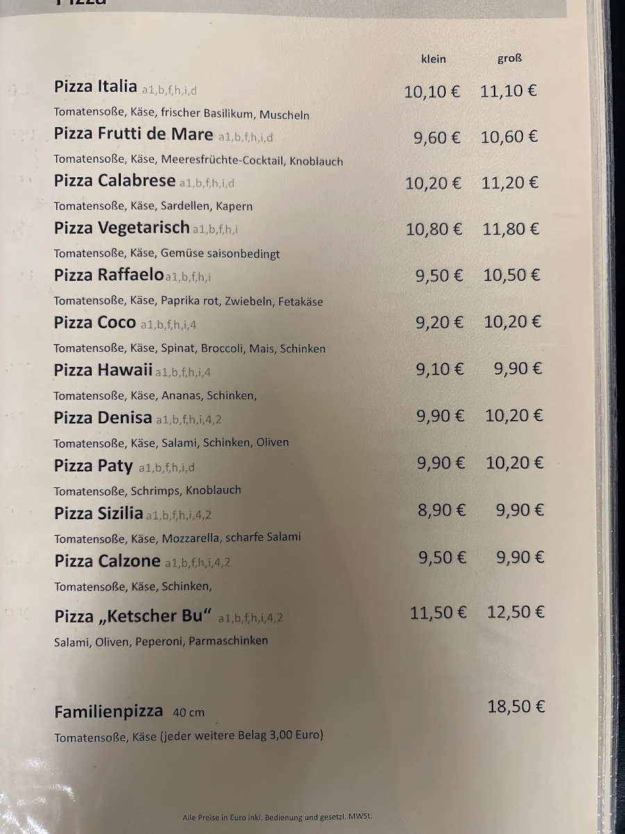 Speisekarte photo 1