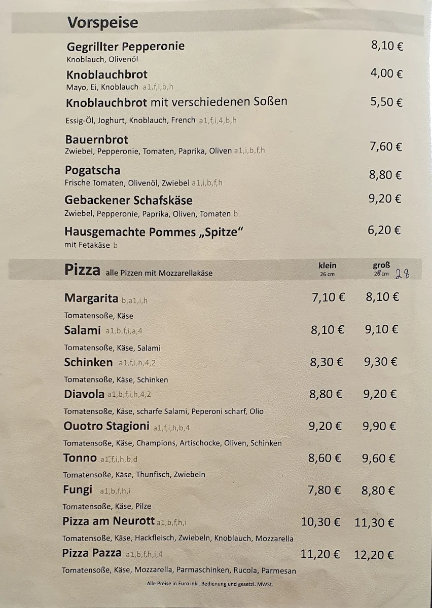 Speisekarte photo 2