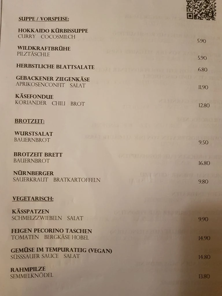 Speisekarte photo 2