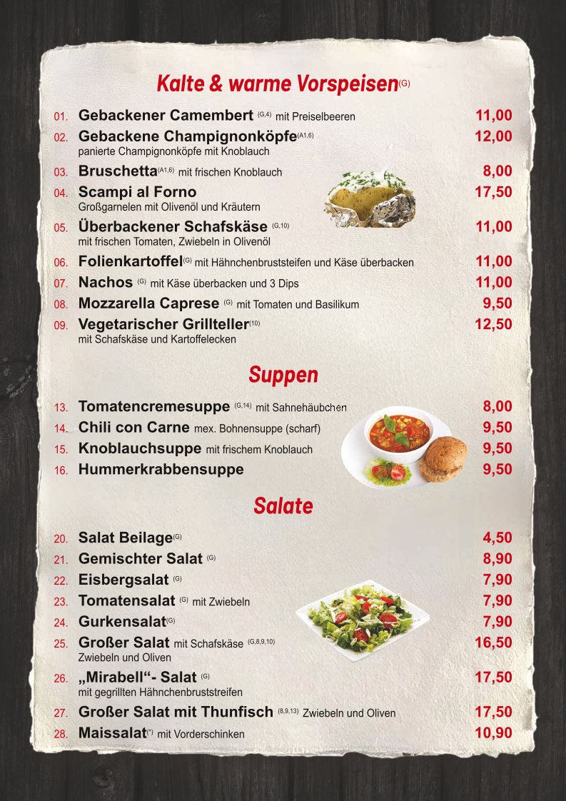 Speisekarte photo 4
