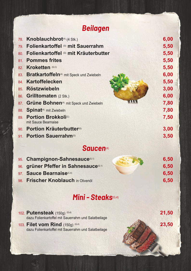 Speisekarte photo 7