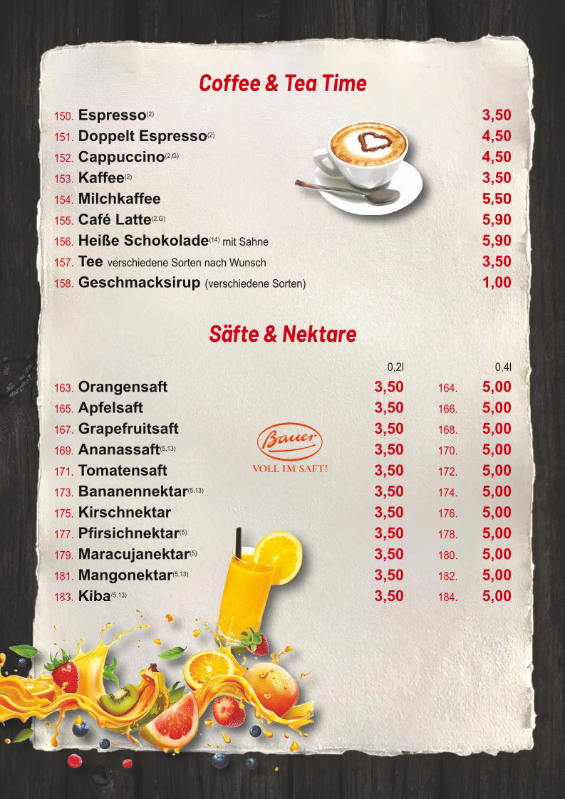 Speisekarte photo 8