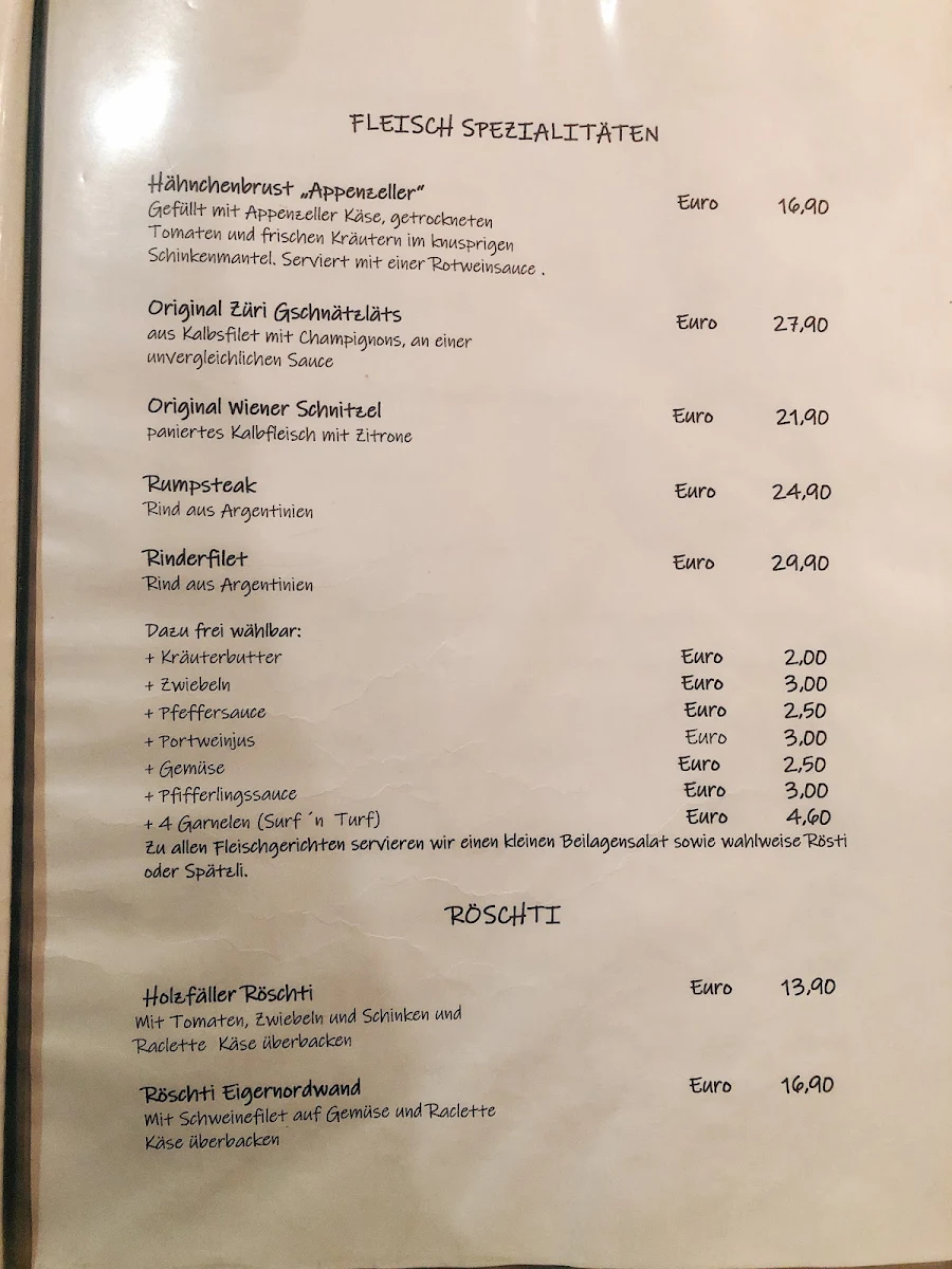 Speisekarte photo 1