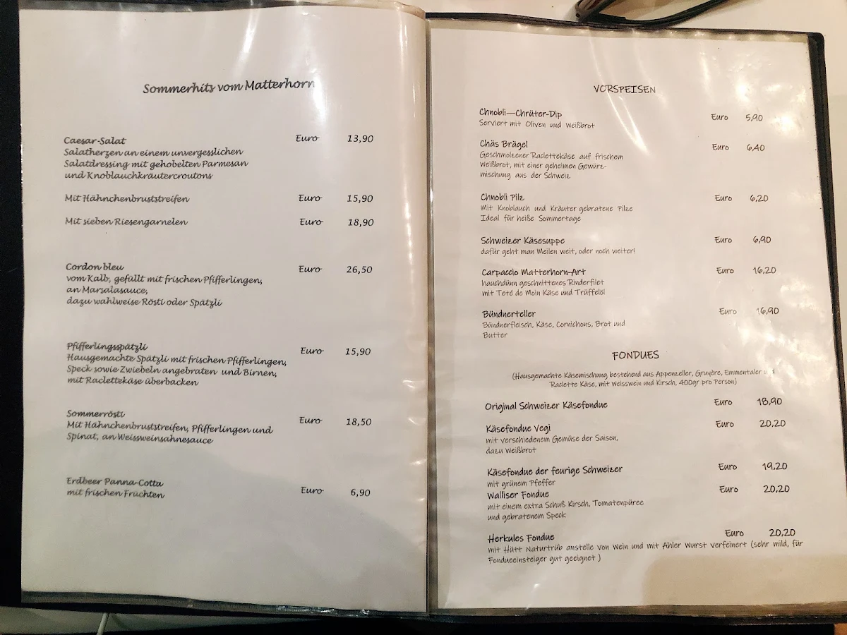 Speisekarte photo 2