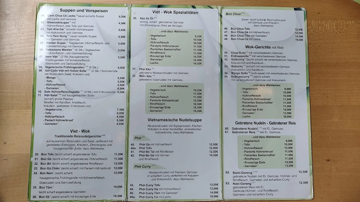 Speisekarte photo 2