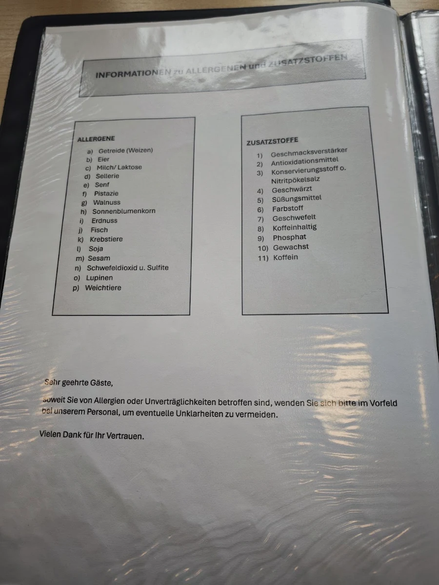 Speisekarte photo 1