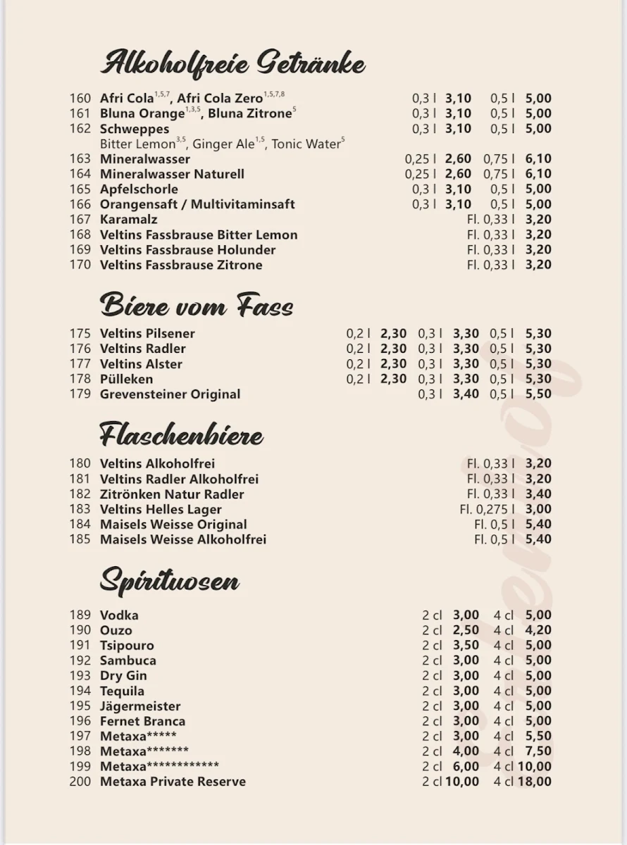 Speisekarte photo 2