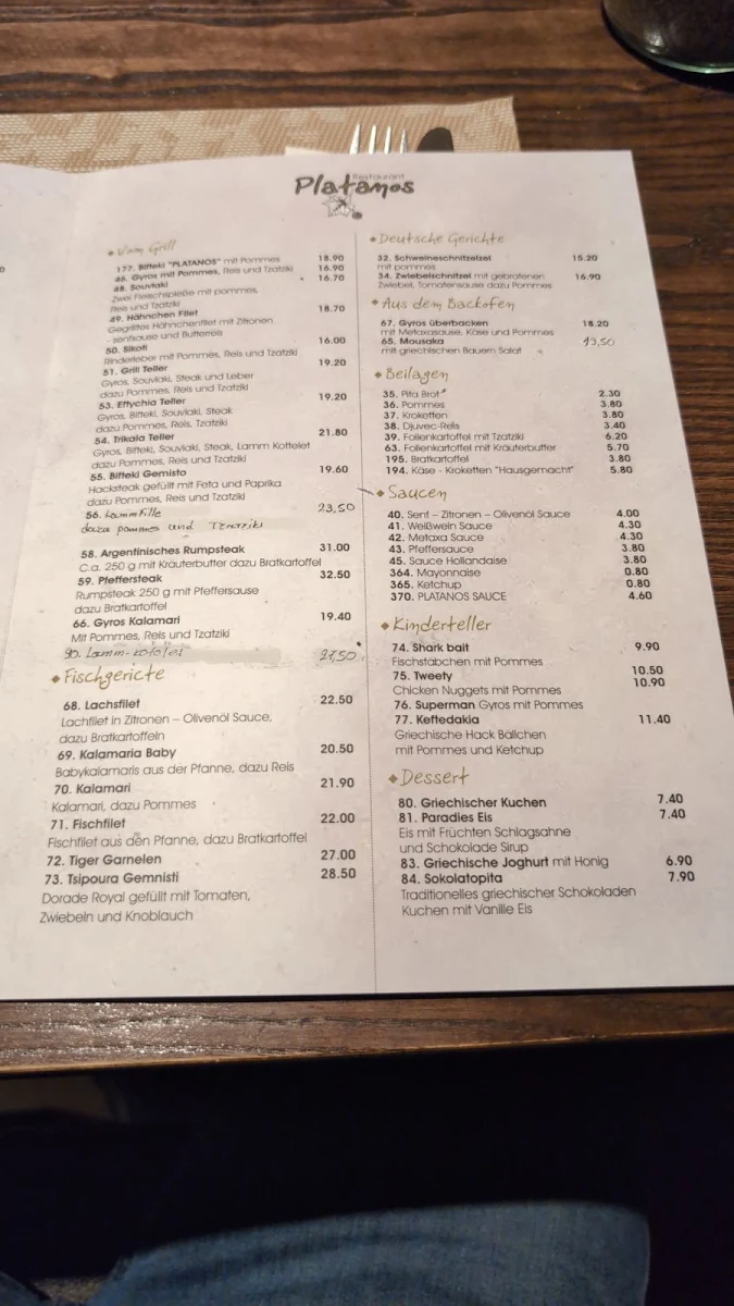 Speisekarte photo 8