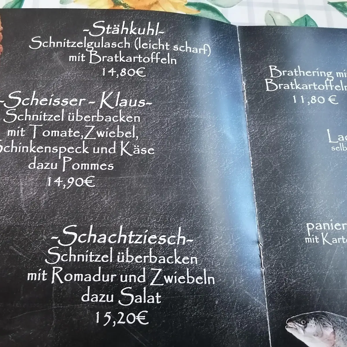 Speisekarte photo 3