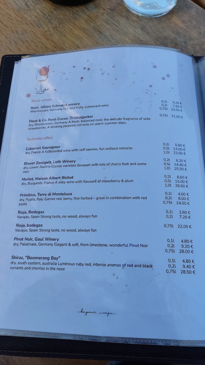 Speisekarte, Restaurant Keyser Soze GbR