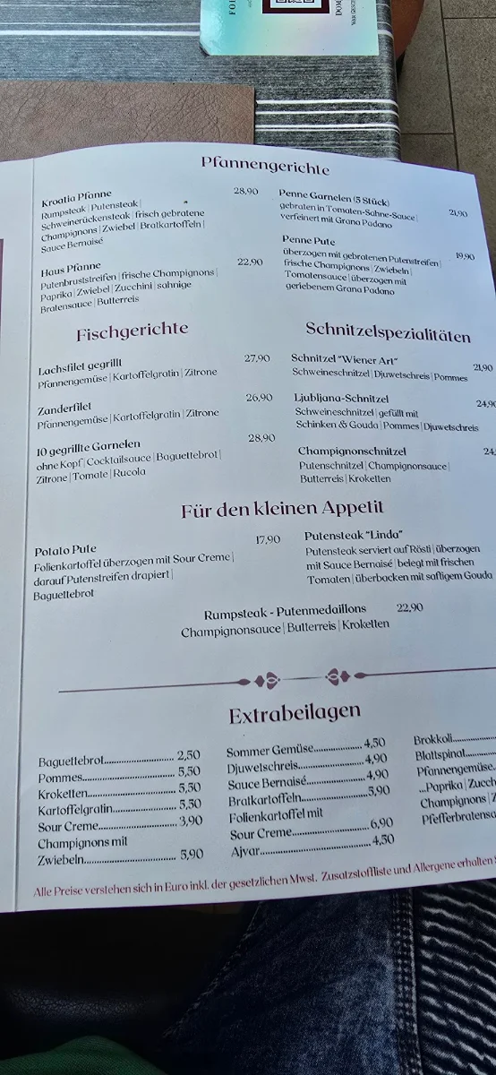 Speisekarte photo 1