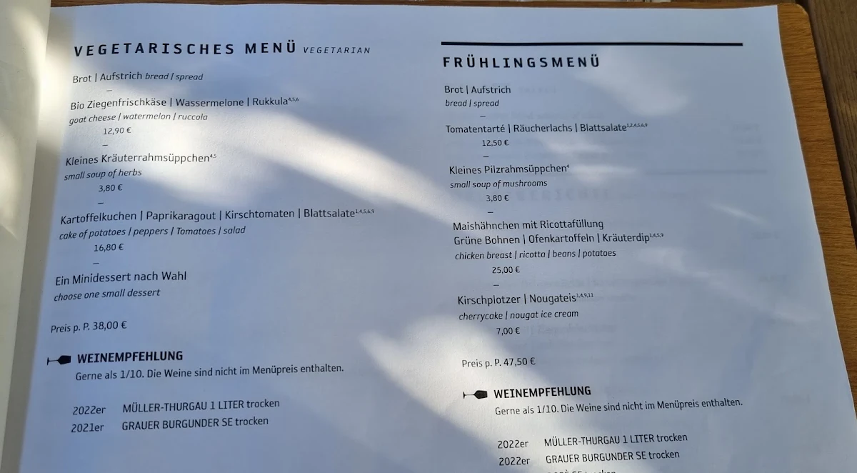 Speisekarte photo 1
