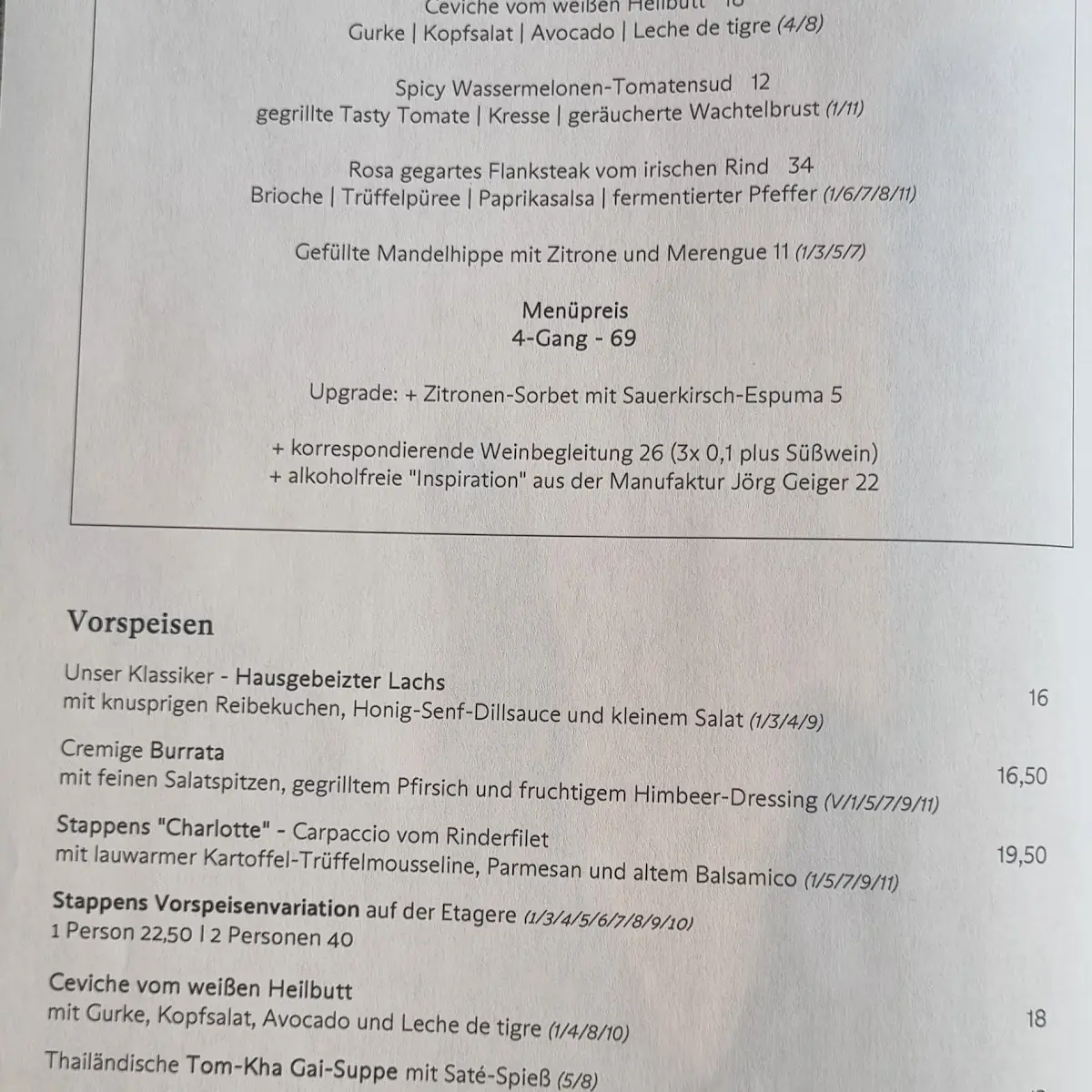 Speisekarte photo 4