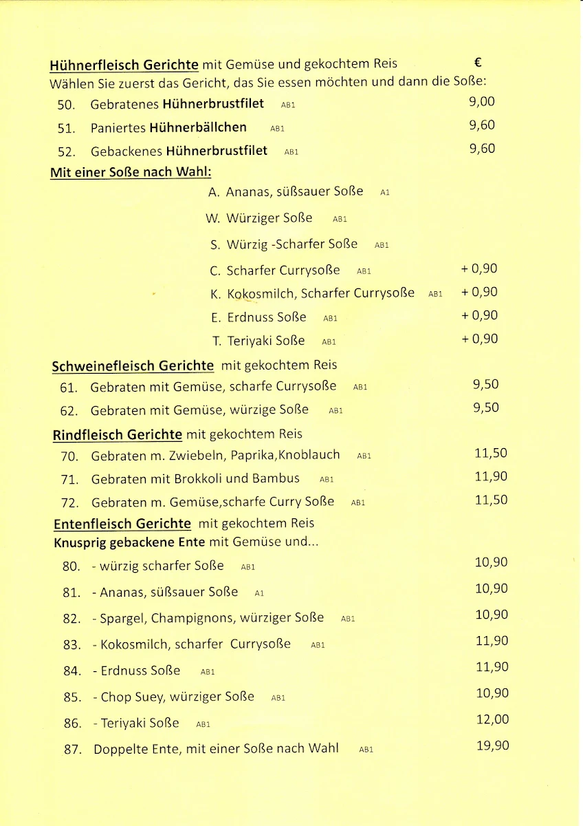 Speisekarte photo 4