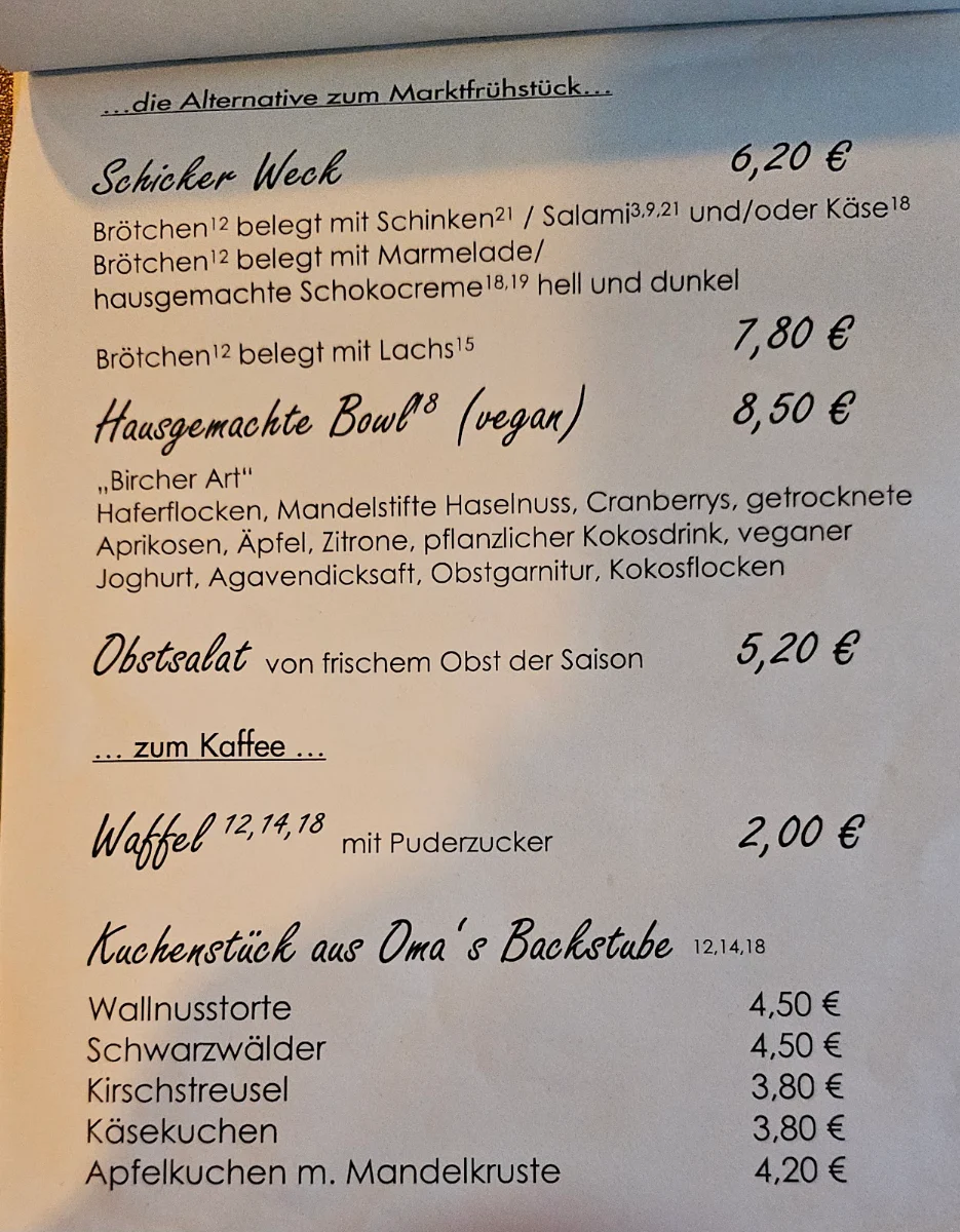 Speisekarte photo 1