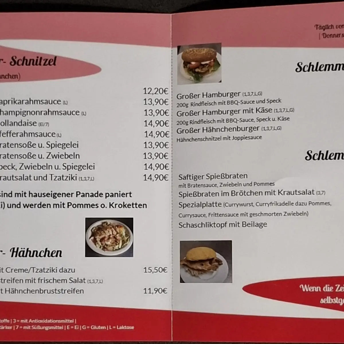Speisekarte photo 1
