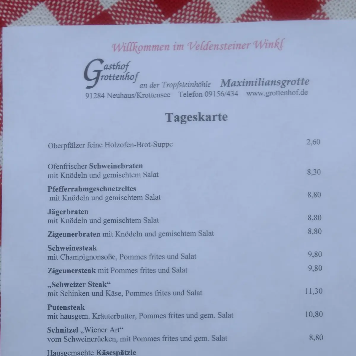 Speisekarte photo 8