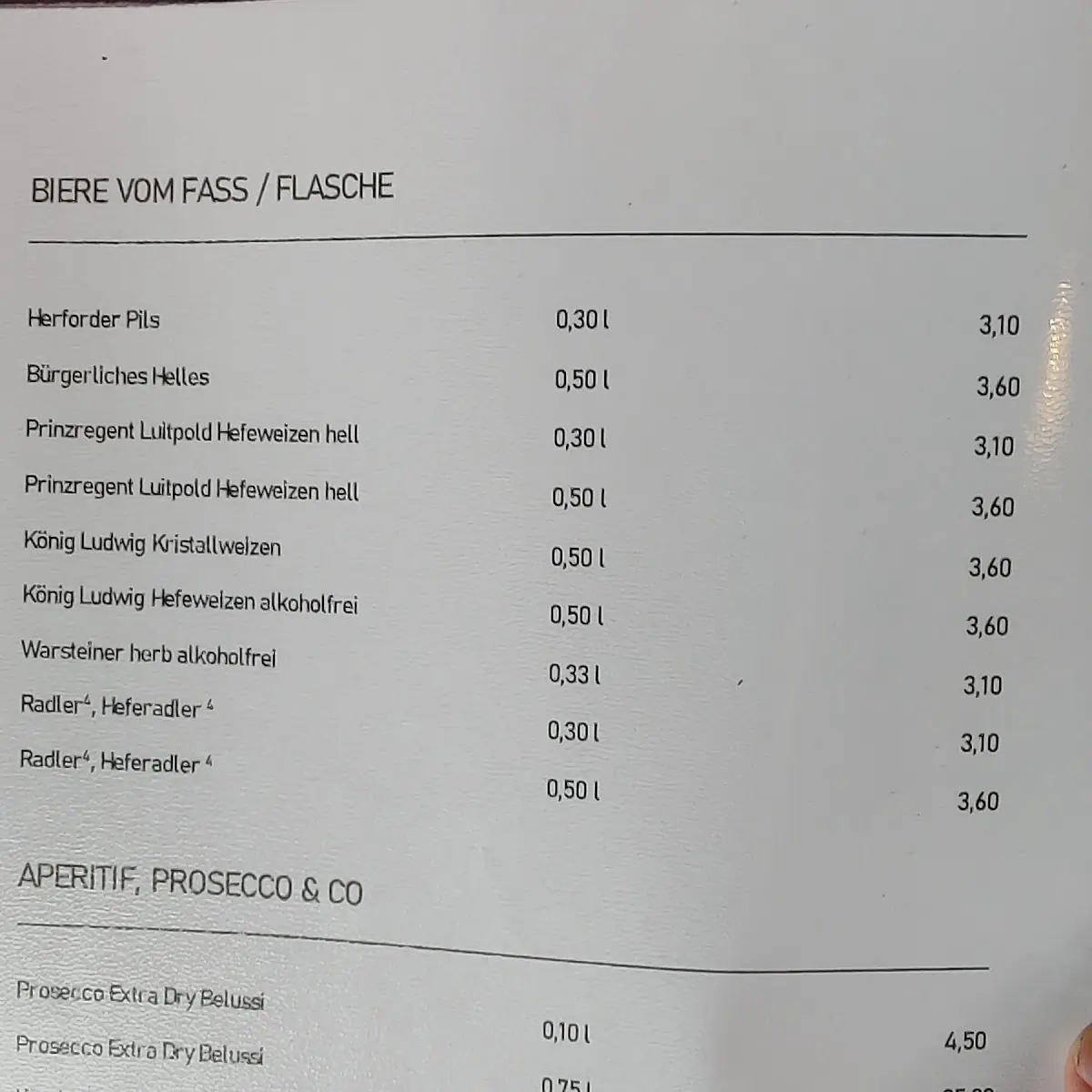 Speisekarte photo 3