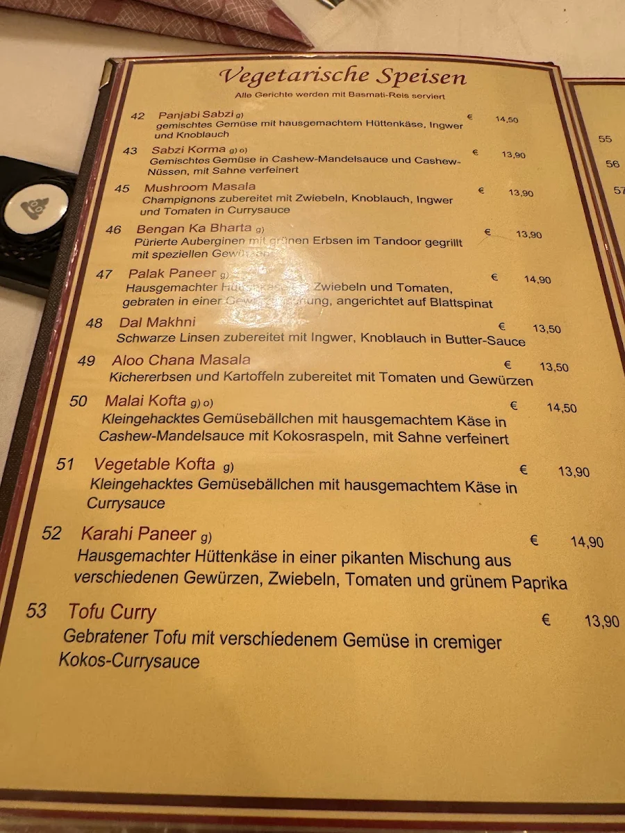 Speisekarte photo 2