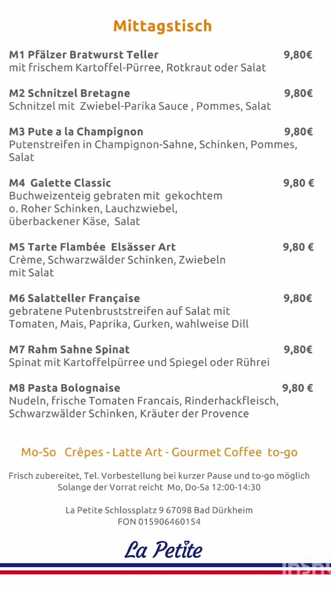 Speisekarte photo 1