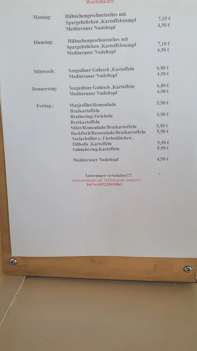 Speisekarte photo 3