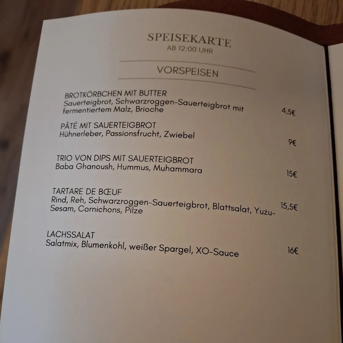 Speisekarte photo 6