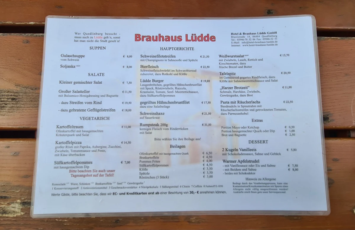 Speisekarte photo 3