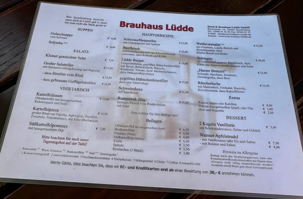 Speisekarte photo 5