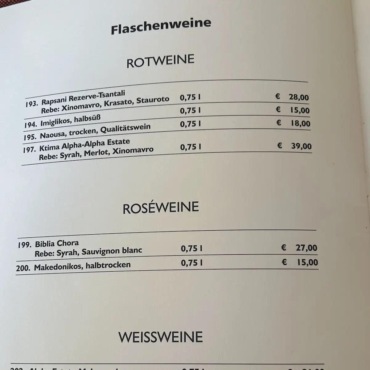 Speisekarte photo 5