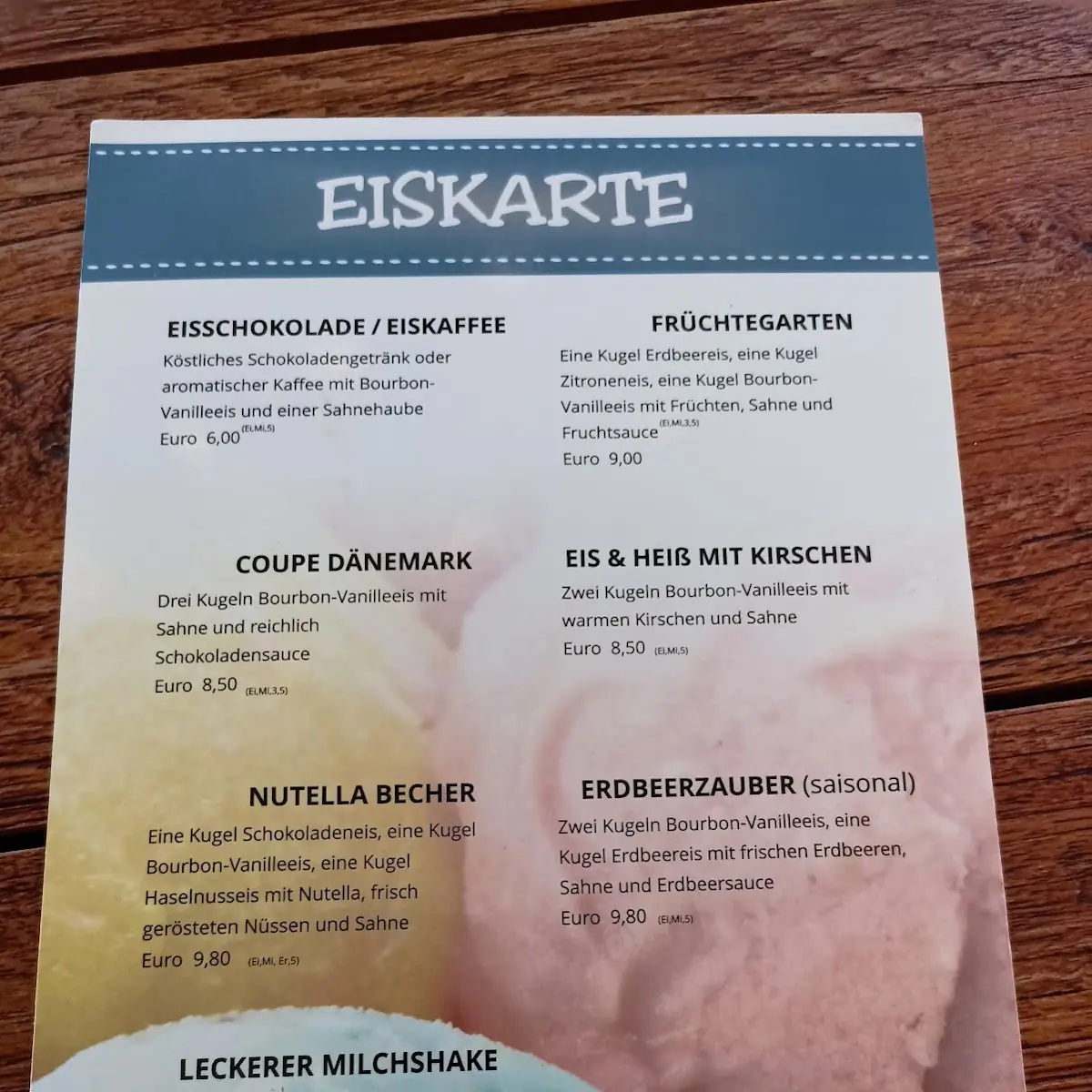 Speisekarte photo 3