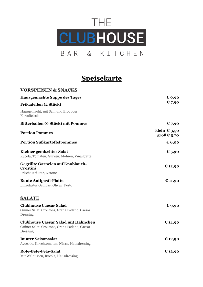 Speisekarte photo 2