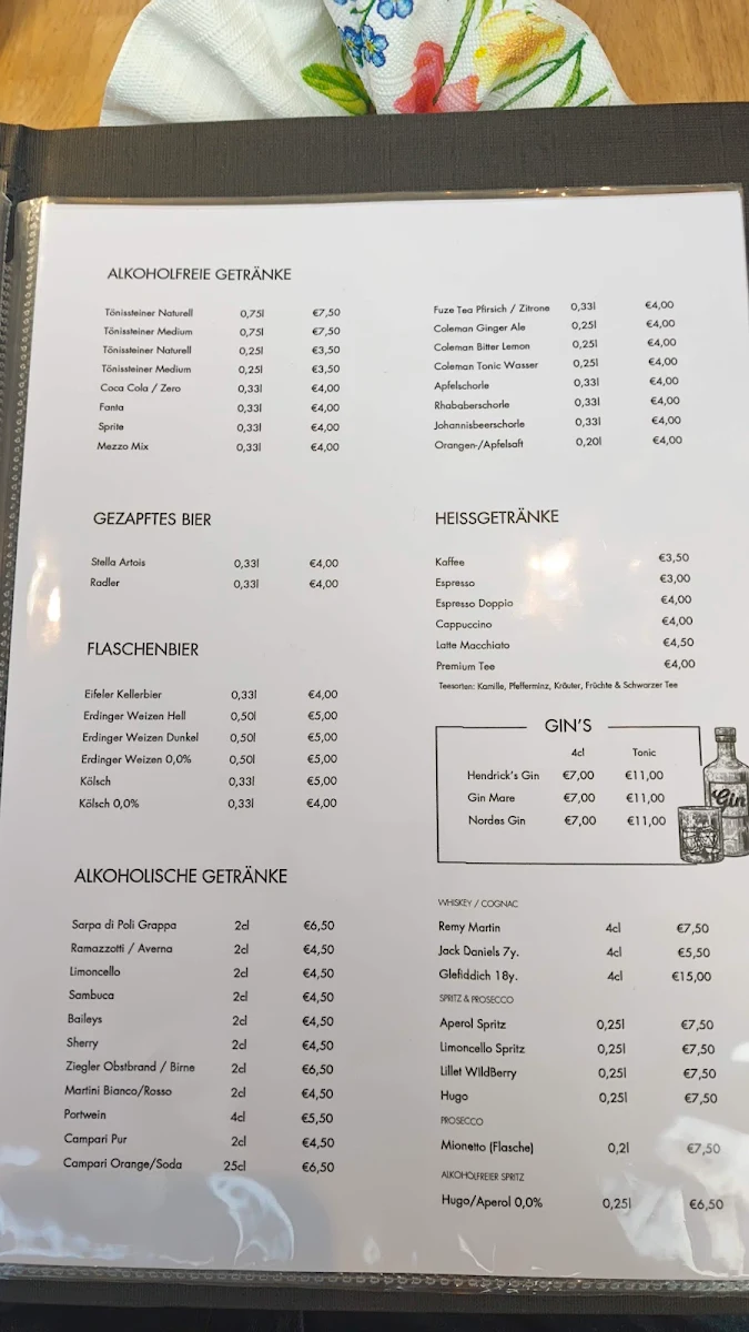 Speisekarte photo 1