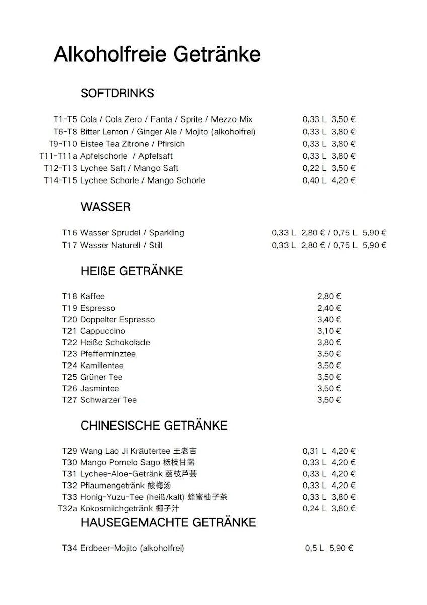 Speisekarte photo 5