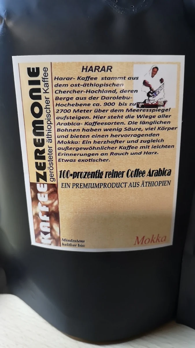 Speisekarte, Kaffeezeremonie