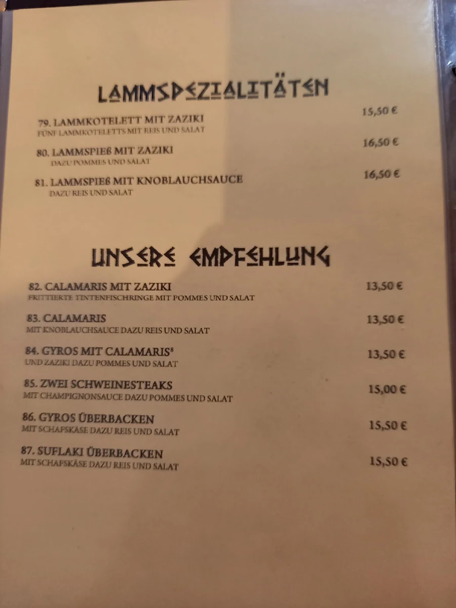 Speisekarte photo 5