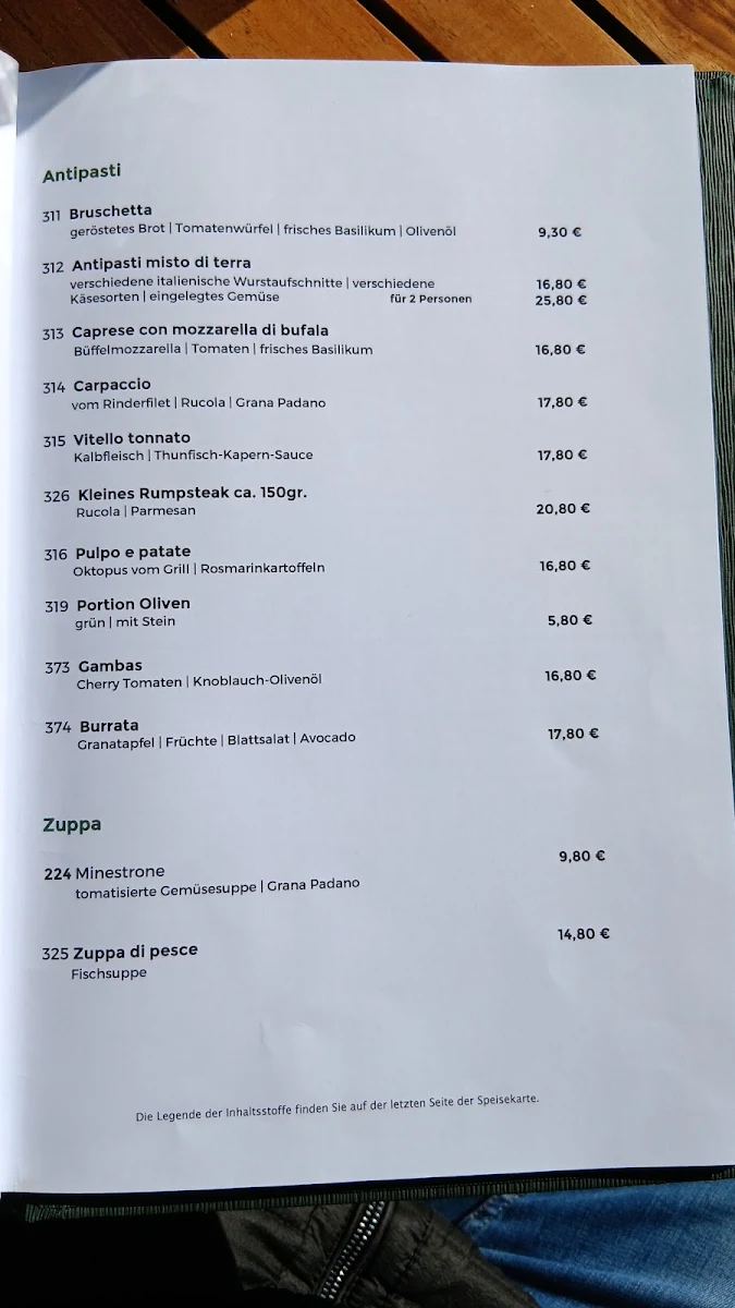 Speisekarte photo 2