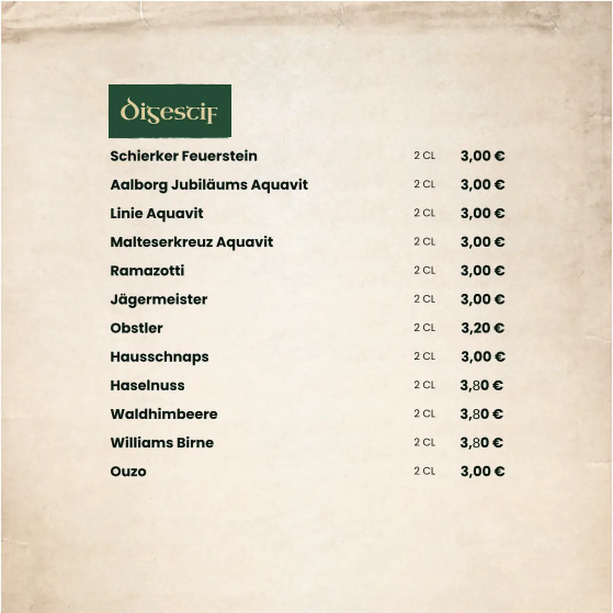 Speisekarte photo 9