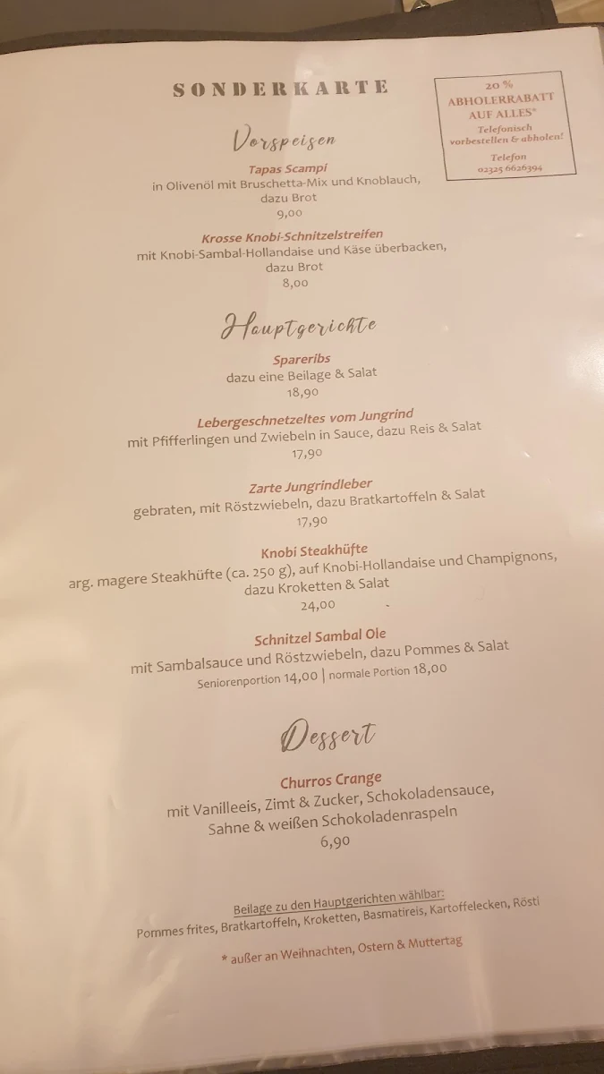 Speisekarte photo 3