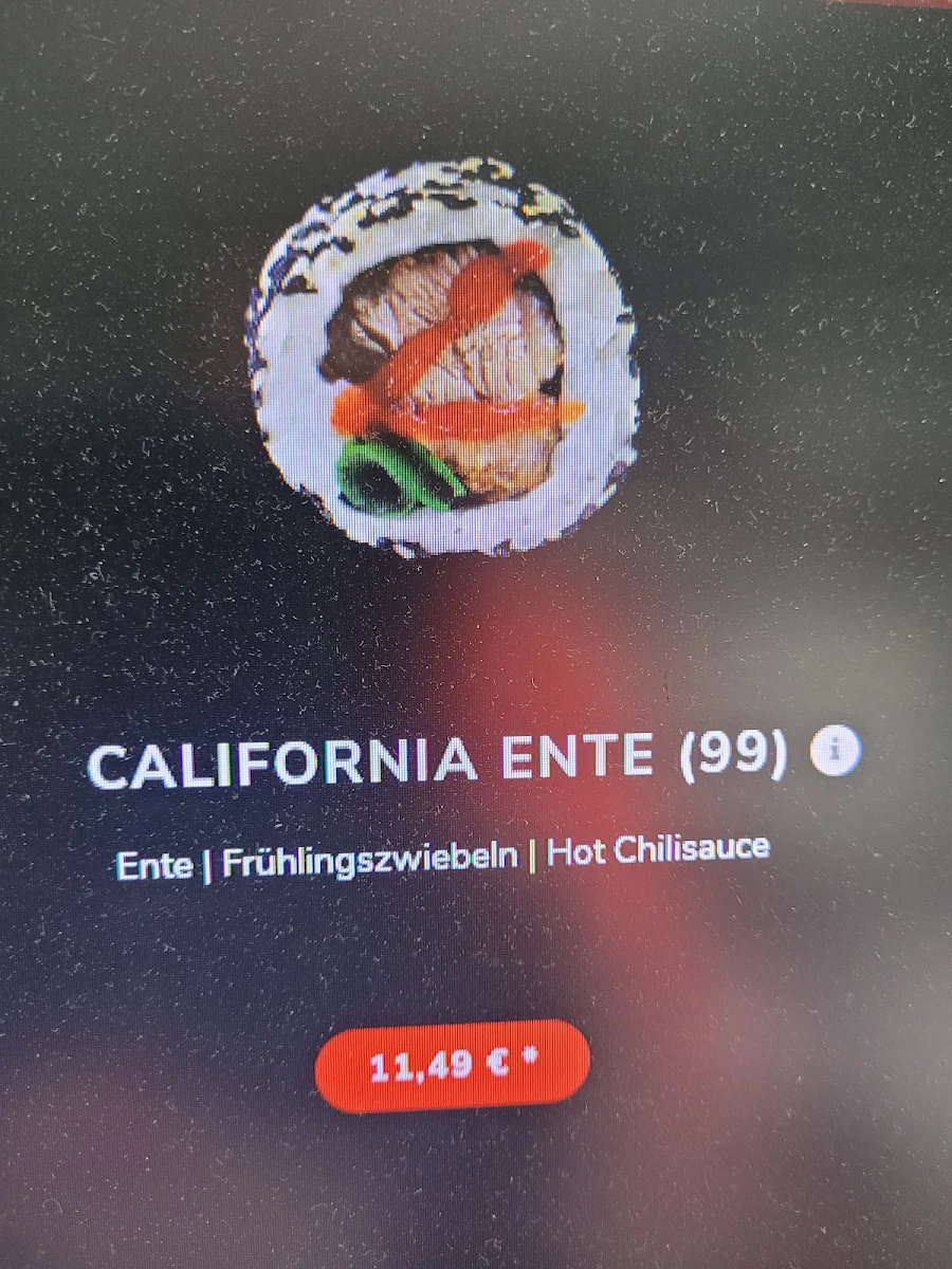 Speisekarte, Sushi für Hamburg Wandsbek