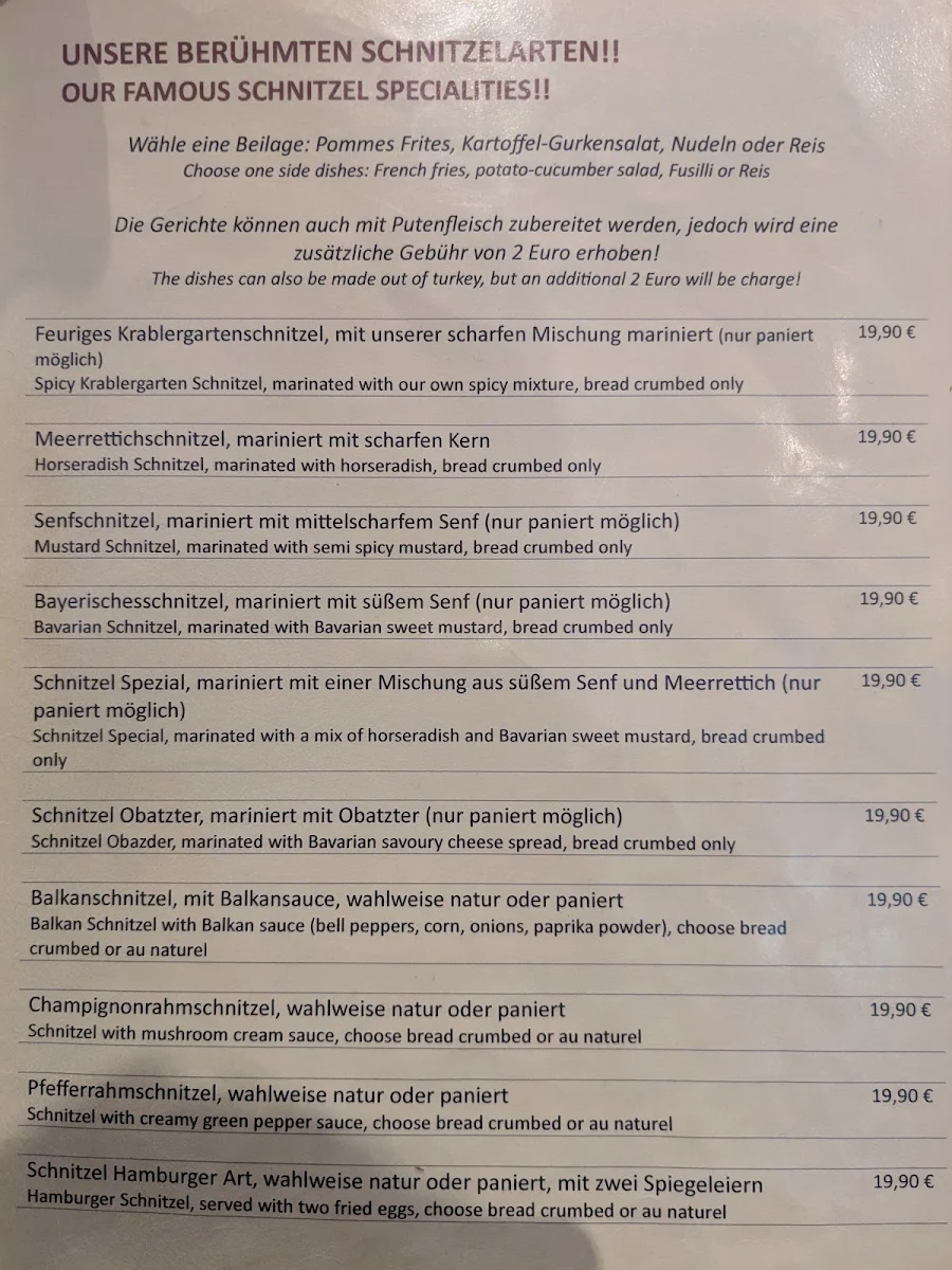 Speisekarte photo 1