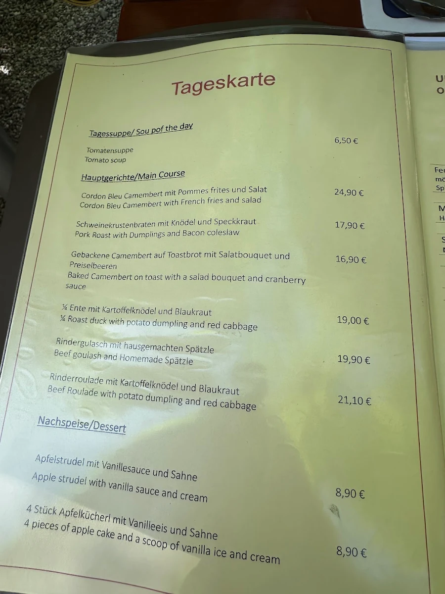 Speisekarte photo 9