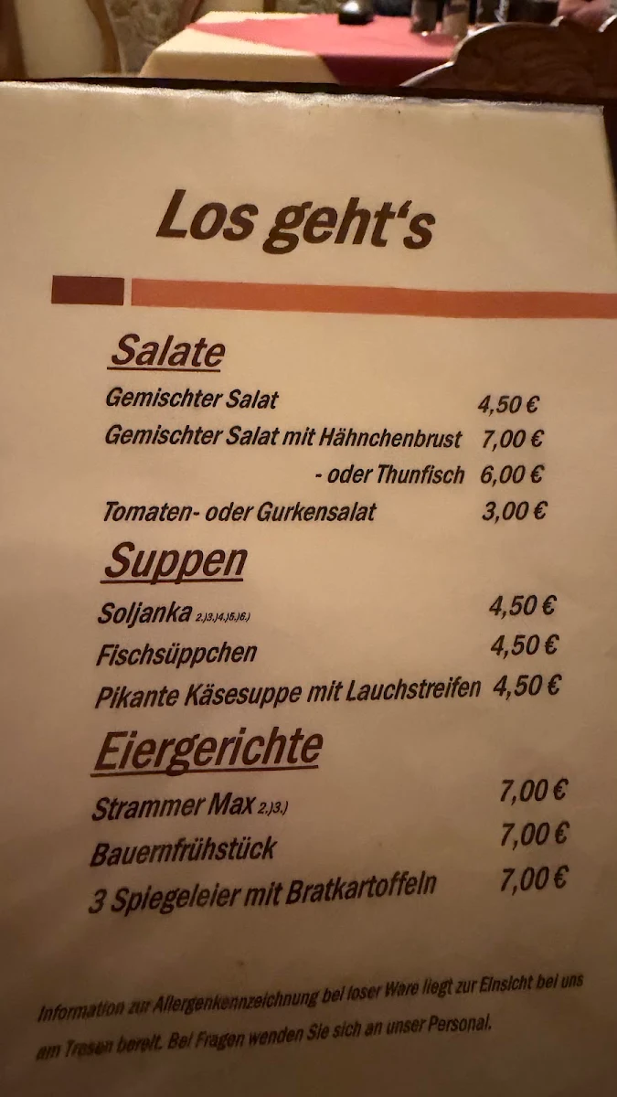 Speisekarte photo 2